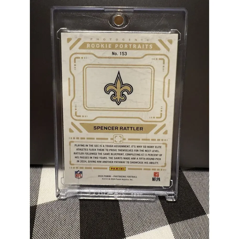 2024 Panini Photogenic - Rookie Portrait Spencer Rattler #153 Silver /150 (RC)